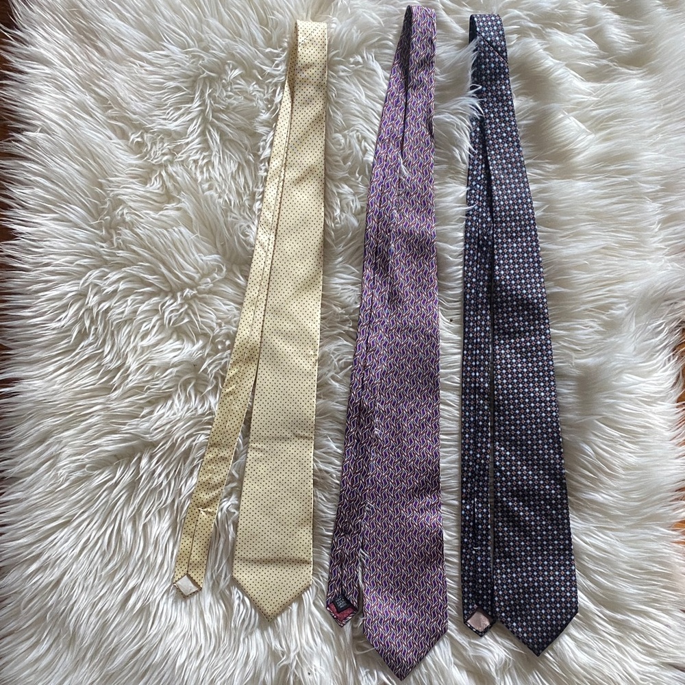 3 All Silk Christian Dior Ties